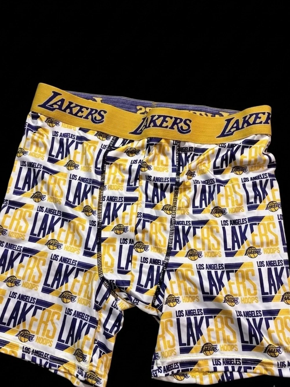NBA Los Angeles Lakers Yellow & Purple Logo Boxer Briefs